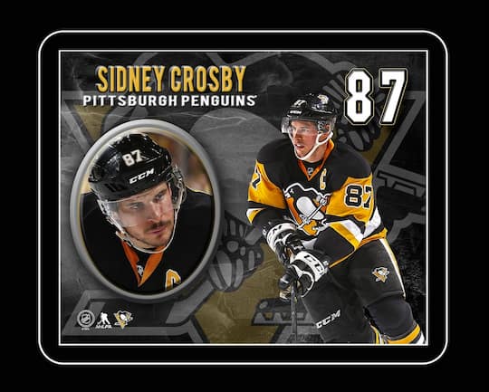 Sidney Crosby Pittsburgh Penguins Framed Portrait 15.8" x 13.3"